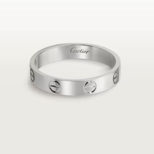 Cartier Love Wedding Band White Gold 54 US 6.75
